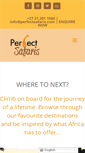 Mobile Screenshot of perfectsafaris.com